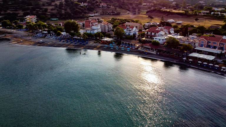 Serene seaside view of Katelios, Kefalonia